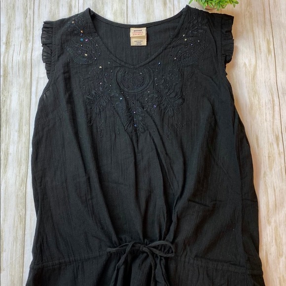 Faded Glory Black Embellished TShirt - Picture 2 of 16